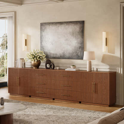 Holt Oak Modular Media Console (Set of 4)