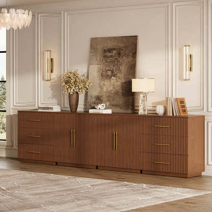 Holt Oak Modular Media Console (Set of 4)
