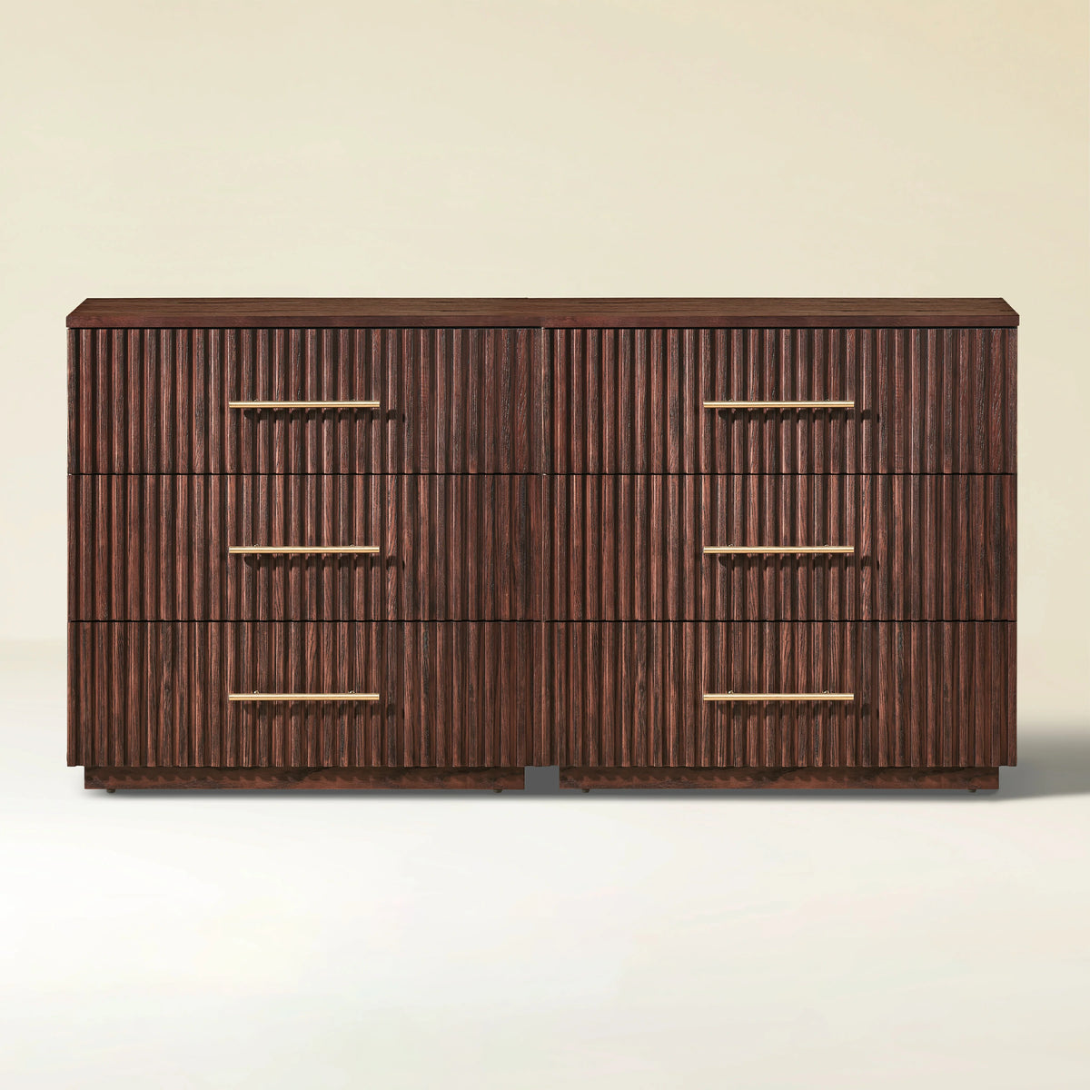 Holt 63“ Oak 6-Drawer Chest(Set of 2)