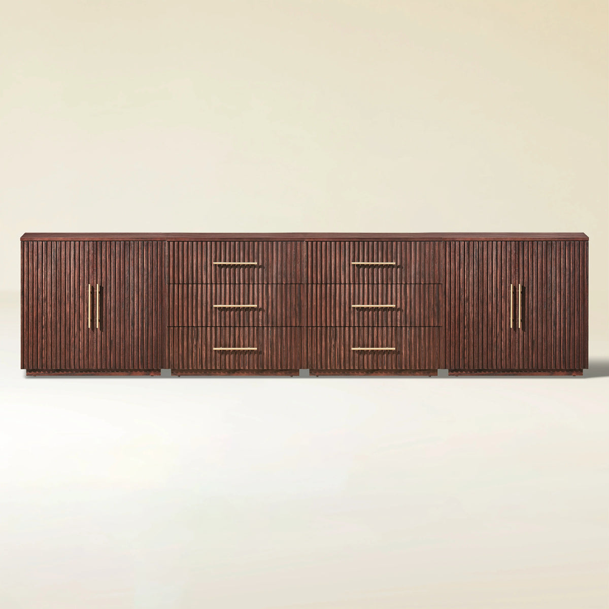 Holt Oak Modular Media Console (Set of 4)