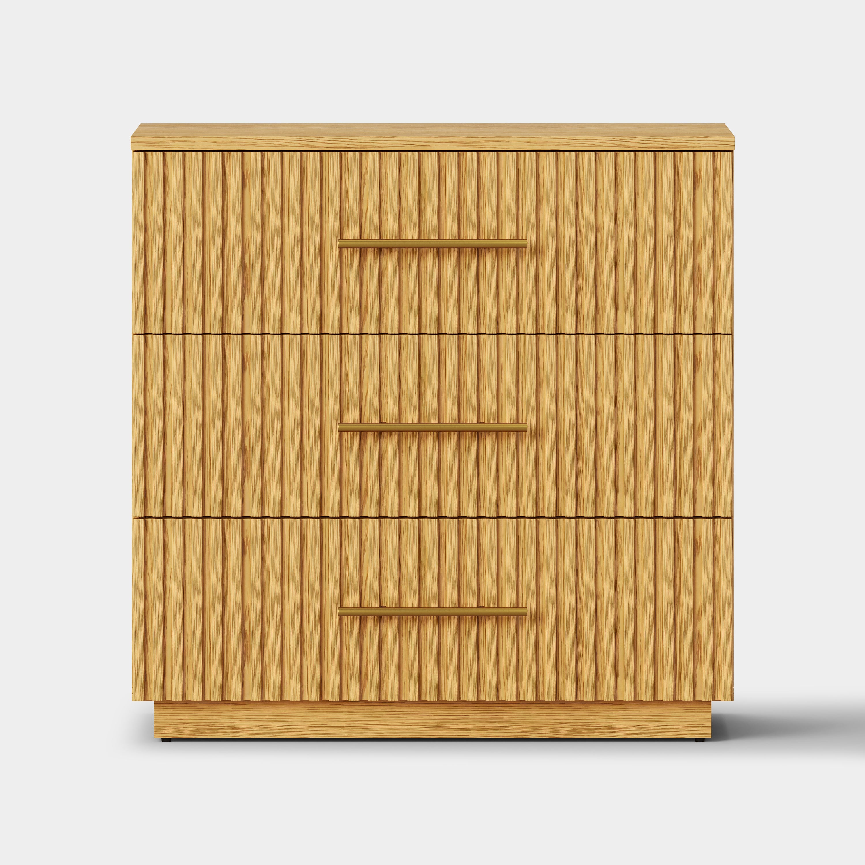 Holt 126" Oak 12-Drawer Chest(Set of 4)