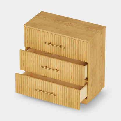 Holt 126" Oak 12-Drawer Chest(Set of 4)