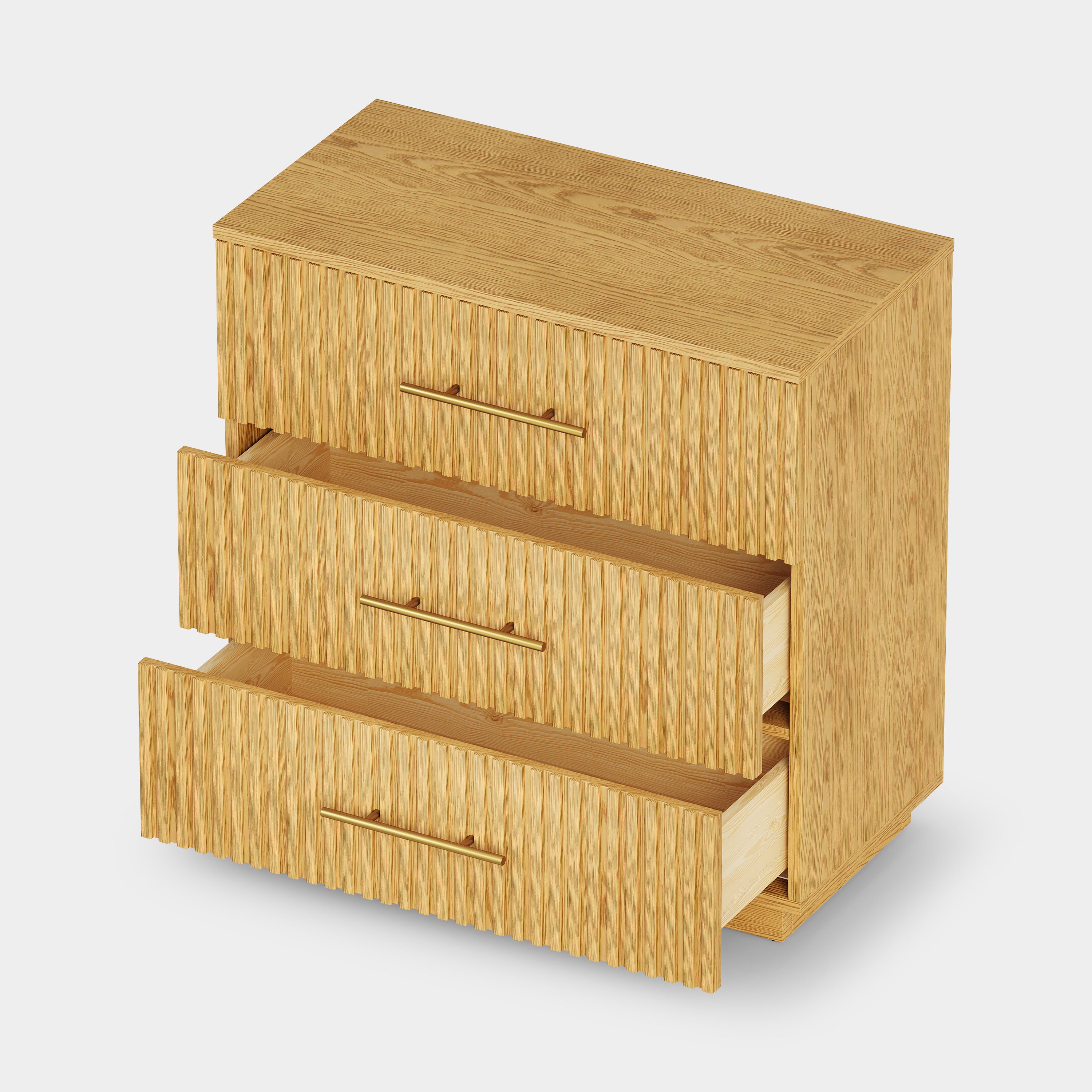 Holt 63“ Oak 6-Drawer Chest(Set of 2)