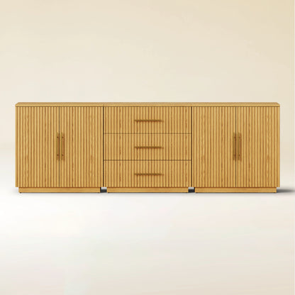 Holt Oak Modular Media Console (Set of 3)