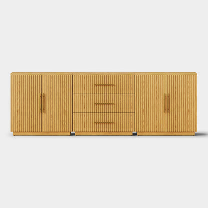 Holt Oak Modular Media Console (Set of 3)