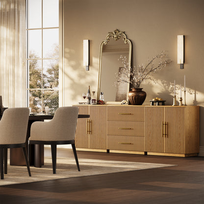 Holt Oak Modular Media Console (Set of 3)