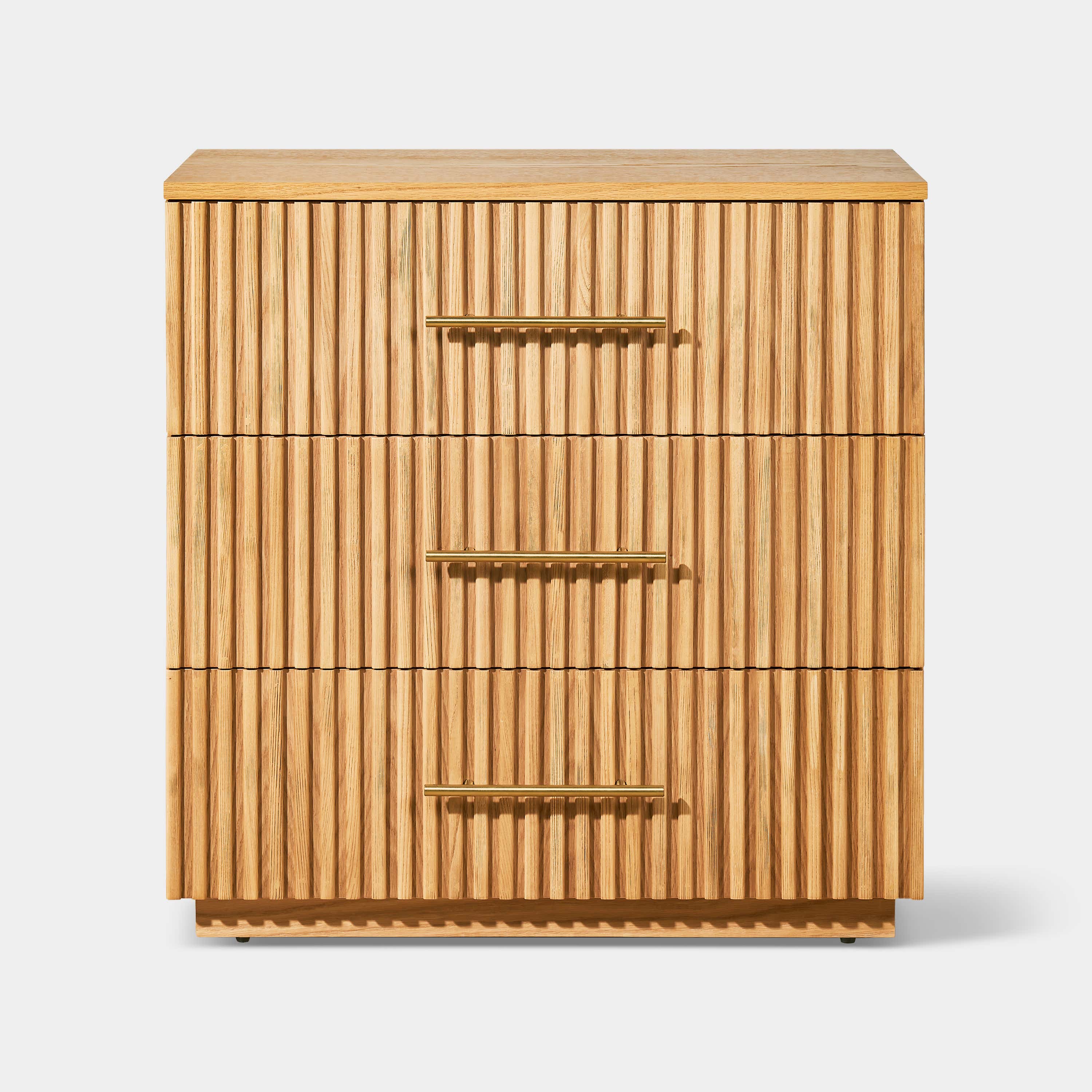 Holt 95" Oak 9-Drawer Chest(Set of 3)