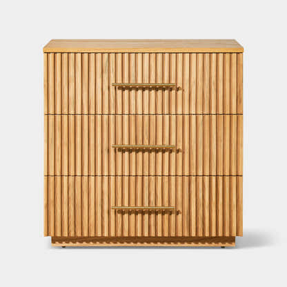 Holt 95" Oak 9-Drawer Chest(Set of 3)