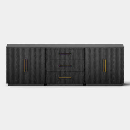 Holt Oak Modular Media Console (Set of 3)