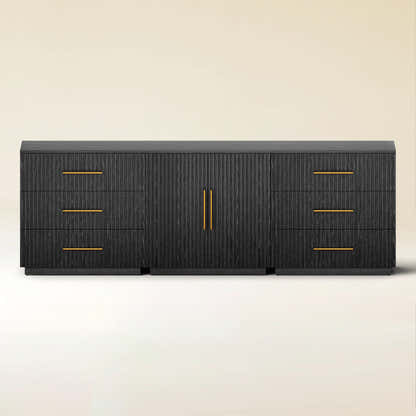 Holt Oak Modular Media Console (Set of 3)