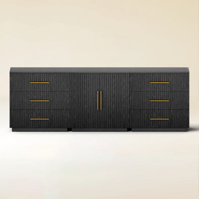 Holt Oak Modular Media Console (Set of 3)