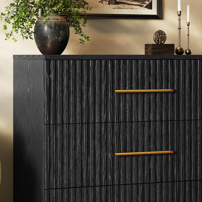 Holt Oak Modular Media Console (Set of 3)