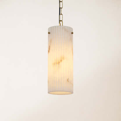 Luminare Resin Fluted Pendant 5"