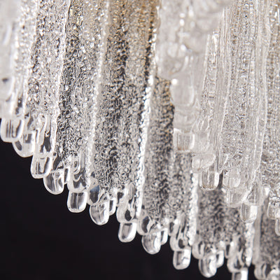 Rieo Crystal Glass Round Chandelier 24"D