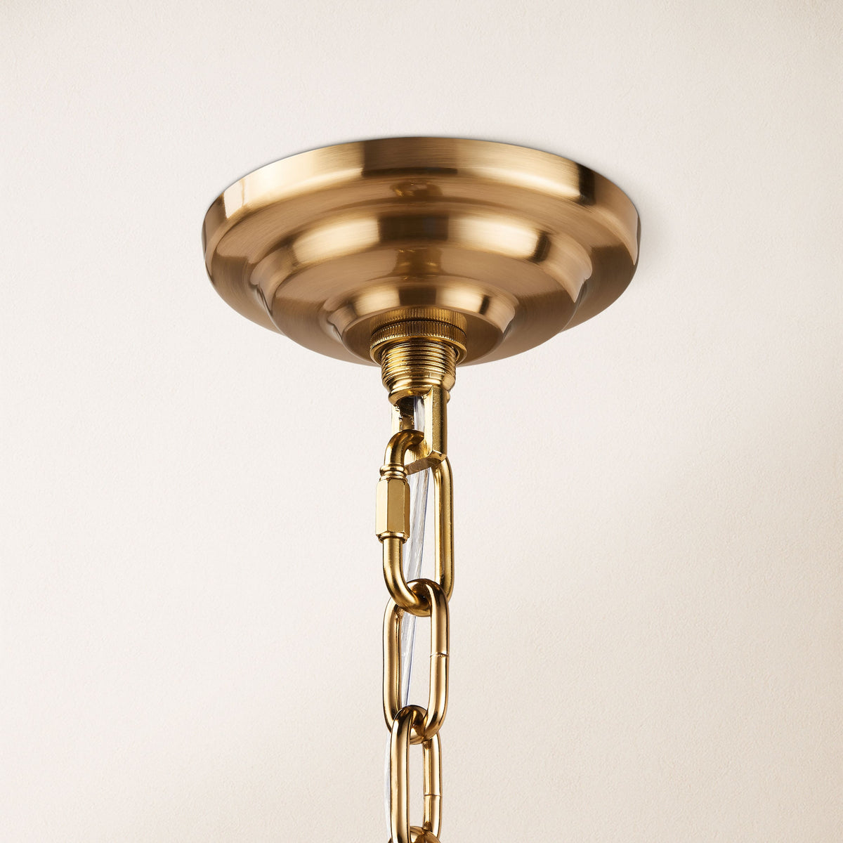 Rieo Tiered Crystal Glass Round Chandelier 36"D