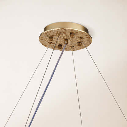 Rheo Crystal Glass Round Chandelier 40"D