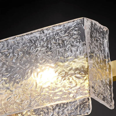 Vitreolith Glass Linear Chandelier 39"W