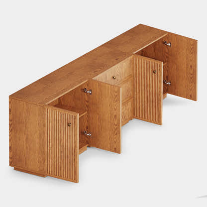 Avery Oak Modular Sideboard 90"W
