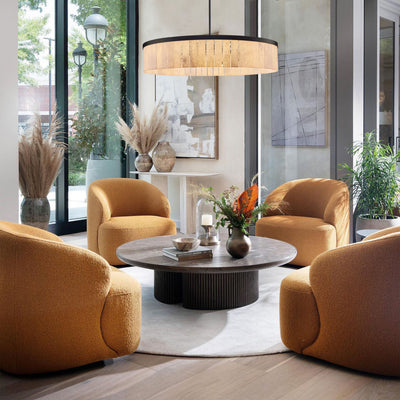 Solmare Alabaster Round Chandelier 41.3"D