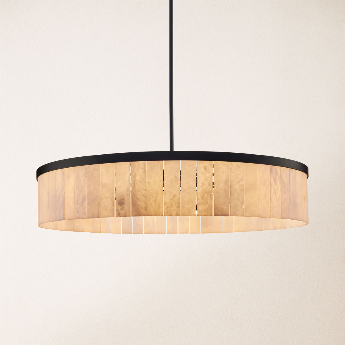 Solmare Alabaster Round Chandelier 41.3"D