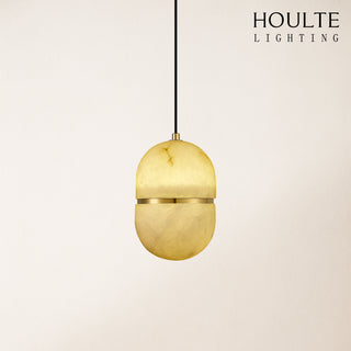 Hecate Alabaster Modern Pendant 5.5''D
