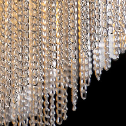 Teresa Cadena Chain Tassel Ceiling Light Fixture