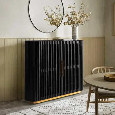 Holton 47"H Oak Storage Cabinet
