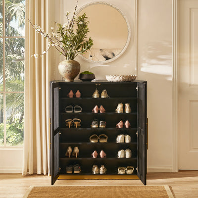 Holton 47"H Oak Storage Cabinet