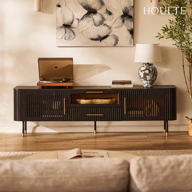 Holton Oak Media Console 80"W
