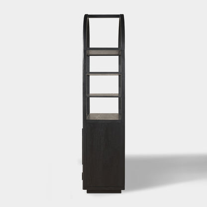 Alvar Arched Bookcase with Cabinet