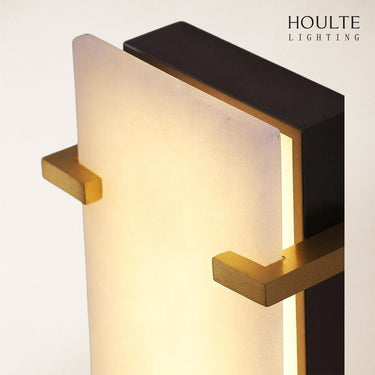 Janina Stable Alabaster Personality Wall Sconce 34.1"H