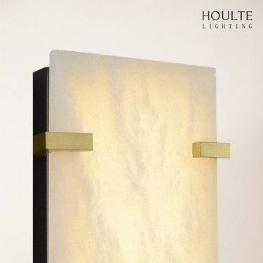 Janina Stable Alabaster Personality Wall Sconce 34.1"H