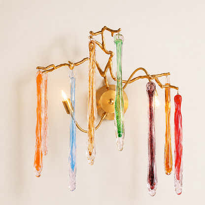 Nivalia Crystal Branch Wall Sconce