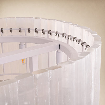 Selara Selenite Oval Chandelier 54"W