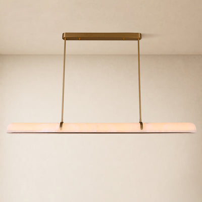 Avon Alabaster Linear Chandelier 59"W