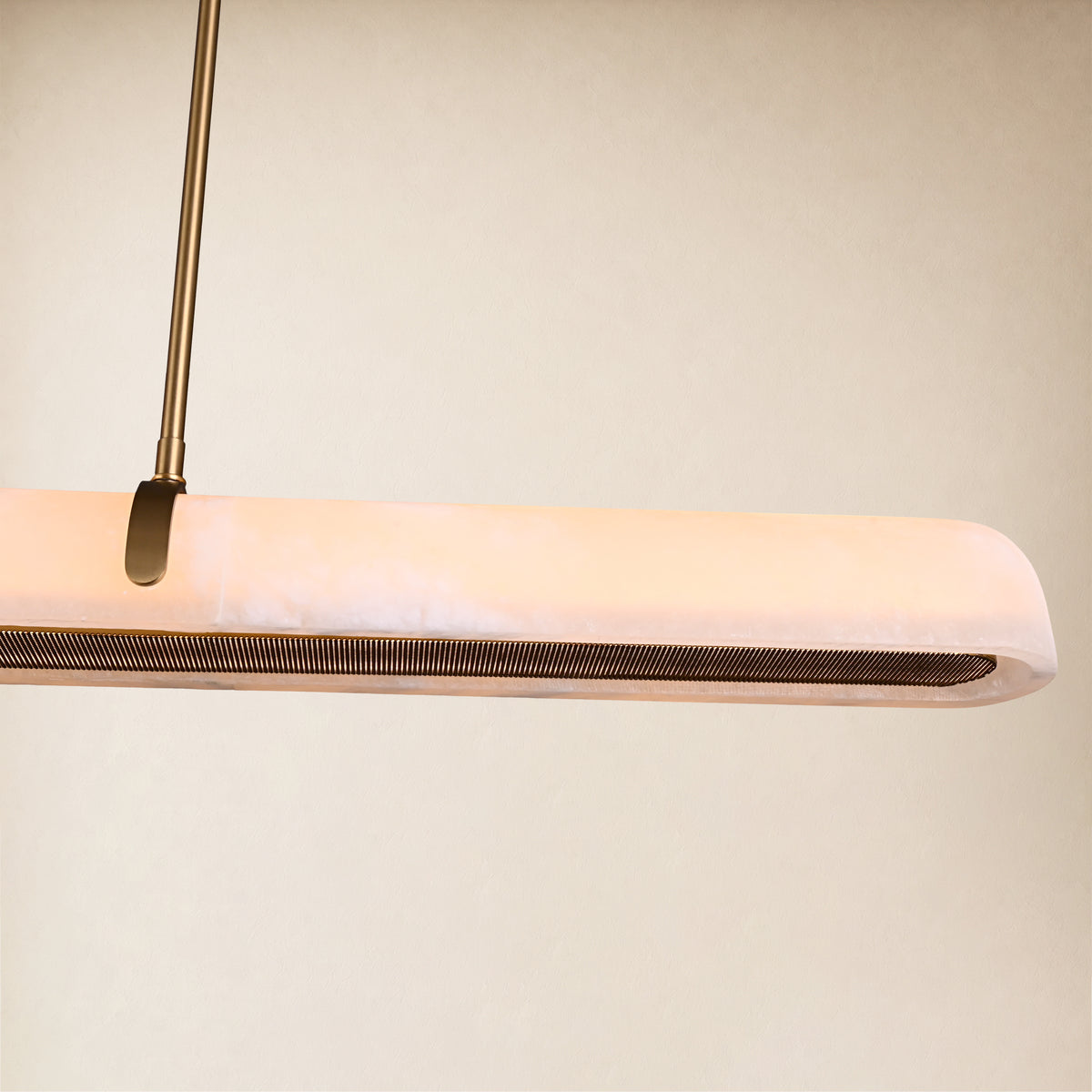 Avon Alabaster Linear Chandelier 59"W
