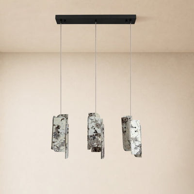Pietra Quartzite Linear Chandelier 27.5"W