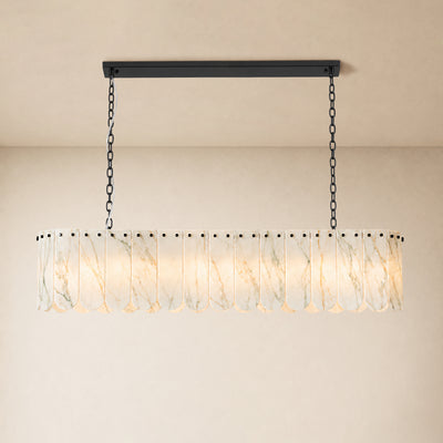 Pietra Quartzite Linear Chandelier 35.4"W