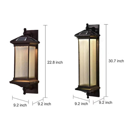 Prismyn IP55 Waterproof Solar Outdoor Wall Light