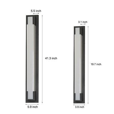 Cosmolume Rectangular Outdoor Wall Light