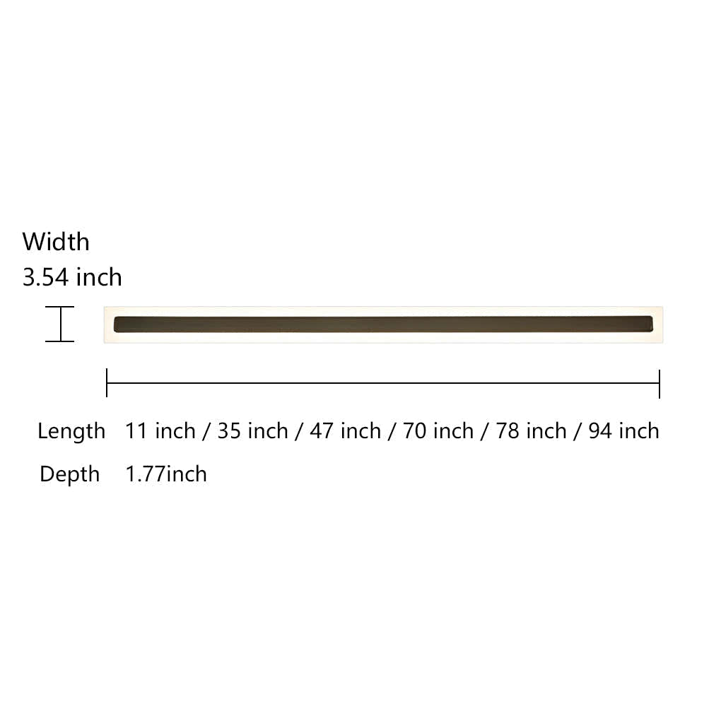 Aluminyx Modern Linear Outdoor Wall Light