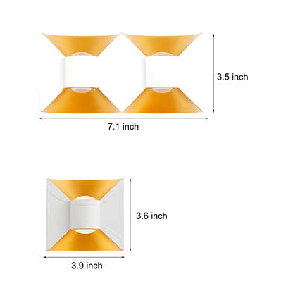 Sentinelume Square Outdoor Up Down Wall Light