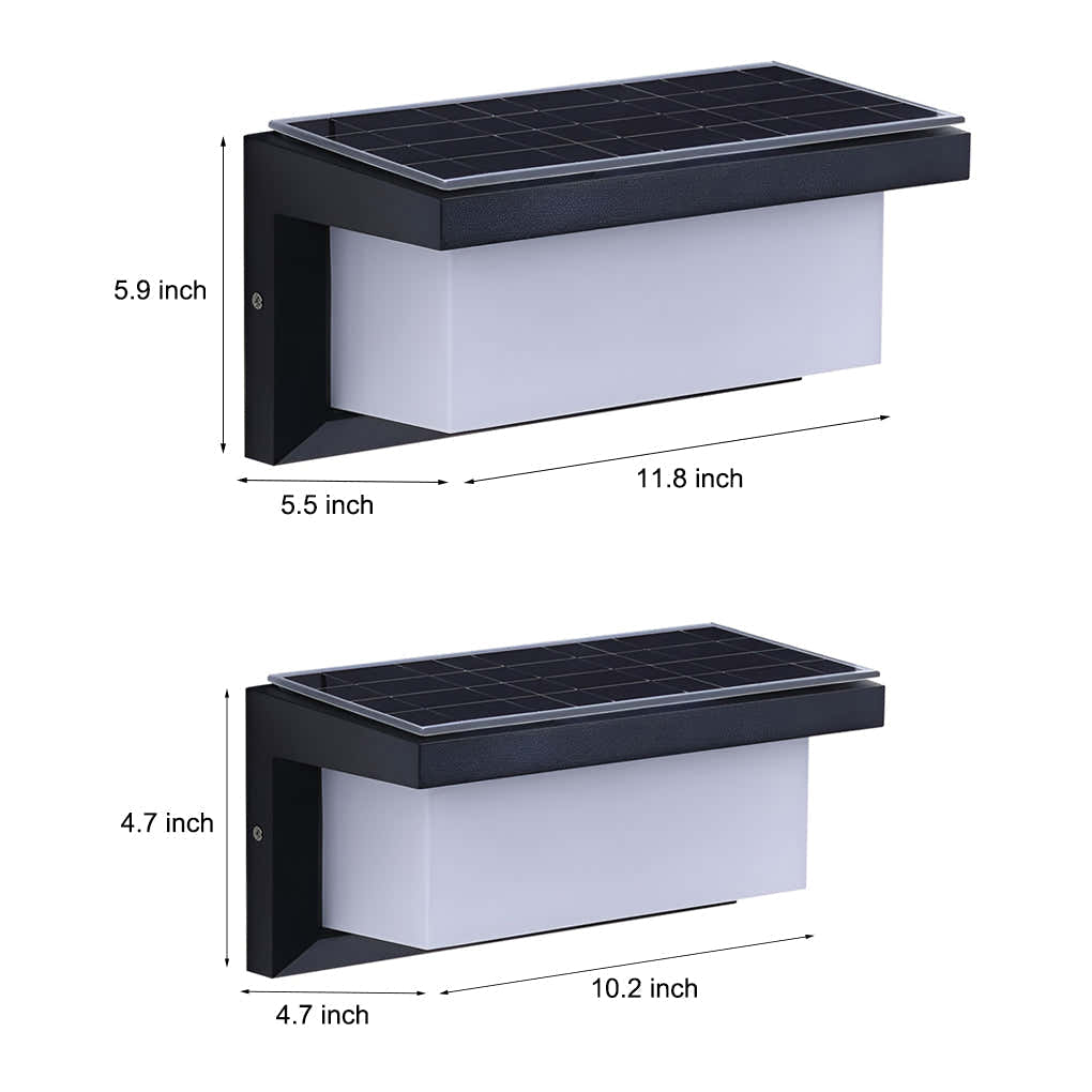 Rayform Rectangle Light Control Outdoor Wall Light