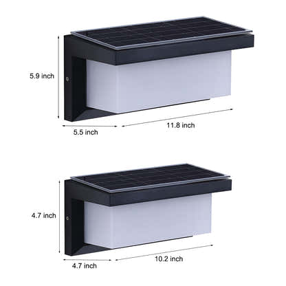 Rayform Rectangle Light Control Outdoor Wall Light