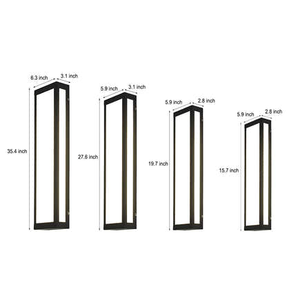 Solaris Rectangular Waterproof Outdoor Wall Light