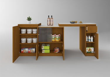 Leslie Kitchen island 61.7" W