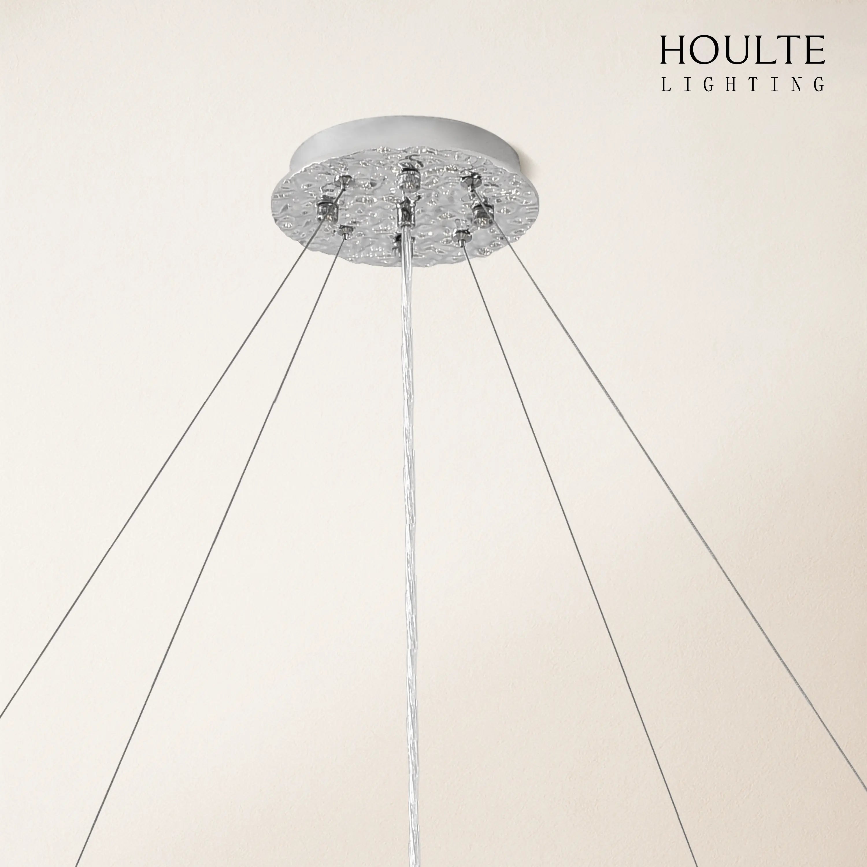 Lustre Branches Crystal Round Chandelier for All Rooms 30"