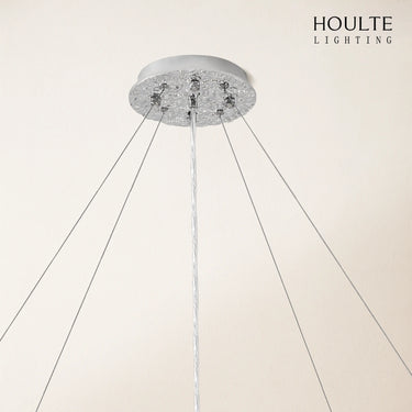 Lustre Branches Crystal Round Chandelier for All Rooms 30"