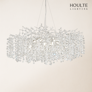 Lustre Branches Crystal Round Chandelier for All Rooms 40"