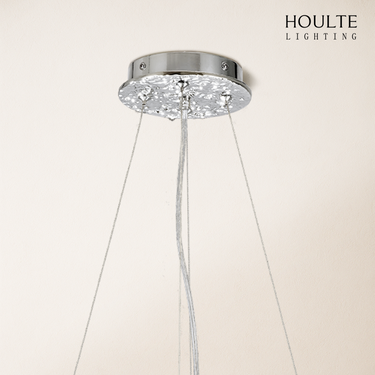 Lustre Branches Crystal Round Chandelier for All Rooms 40"